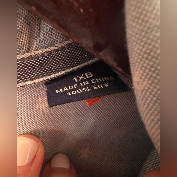 TOMMY BAHAMA Men’s 1XB 100% Silk Light Blue Palm Tree Button Up Short Sleeve - Picture 4 of 15